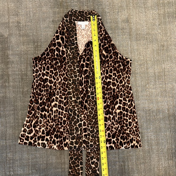Animal print sleeveless blouse, M - Picture 6 of 11